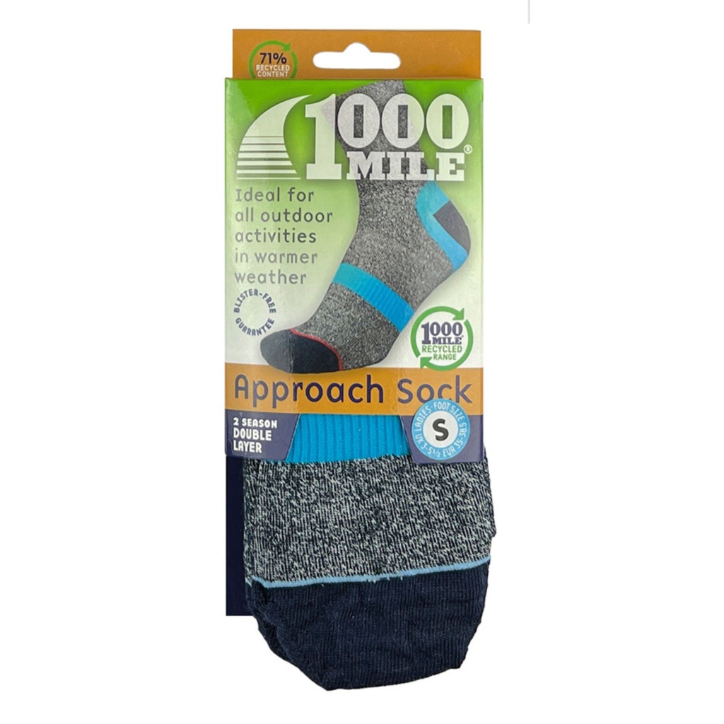 1000 Mile Approach Repreve Double Layer Sock Ladies