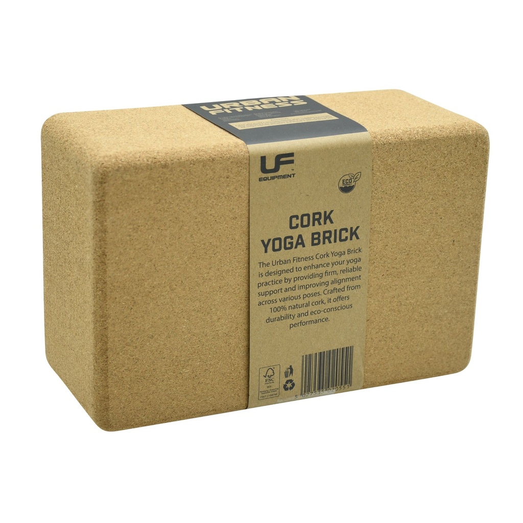 Urban Fitness Cork Yoga Brick