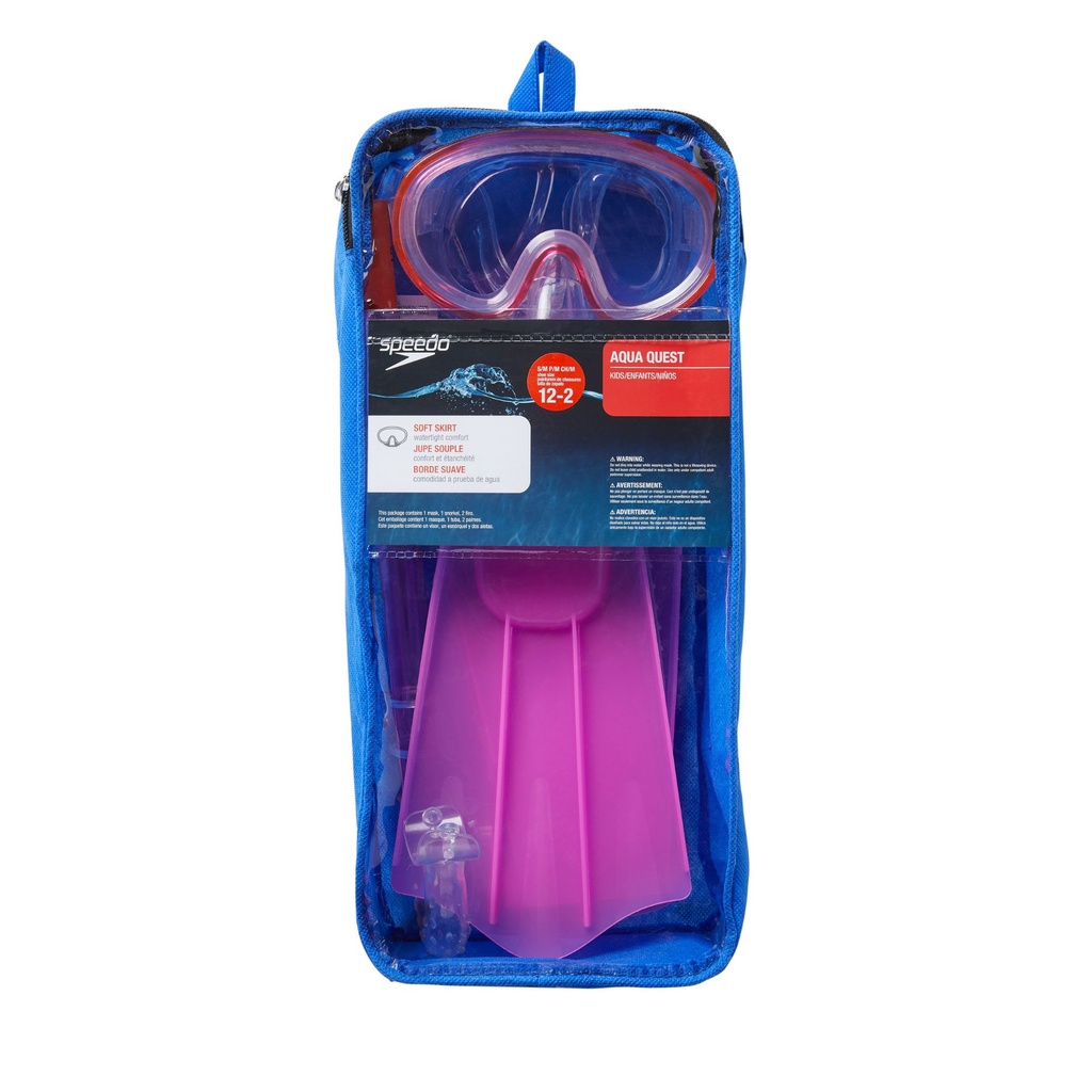 Speedo Aqua Quest Snorkel Set Junior