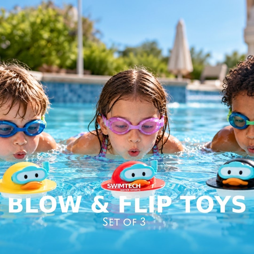 SwimTech Blow and Flip Toys