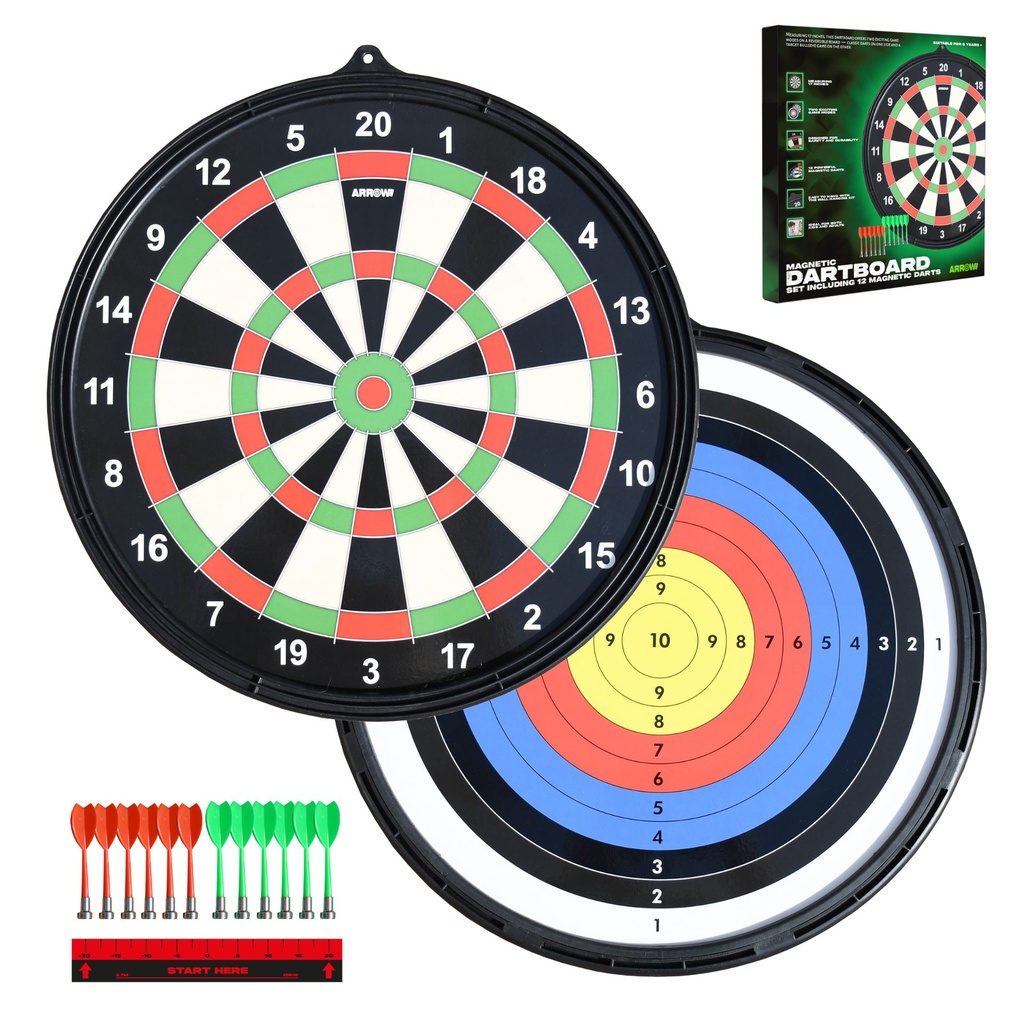 Arrow180 Magnetic Dartboard Set